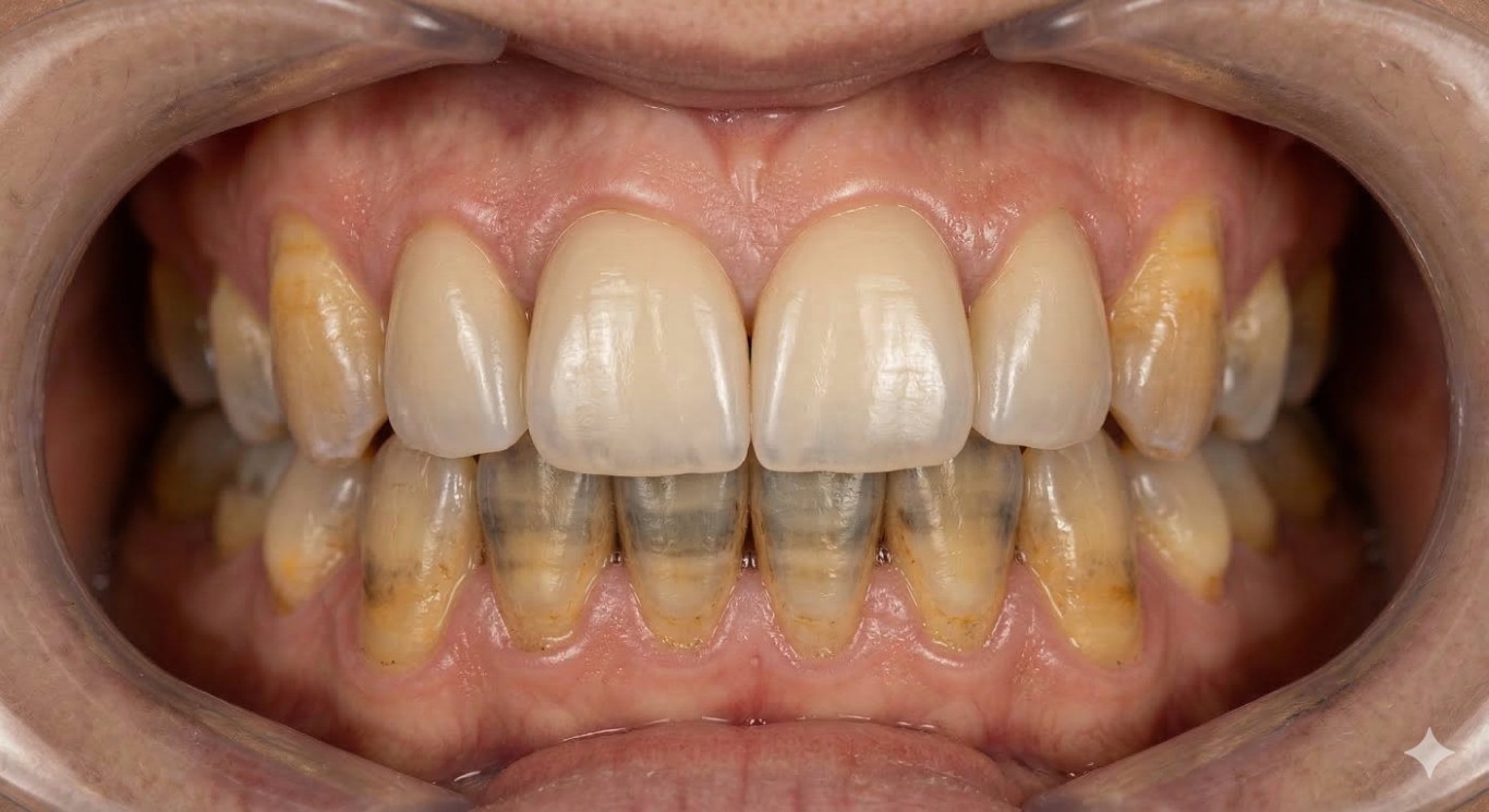 After Porcelain Veneers