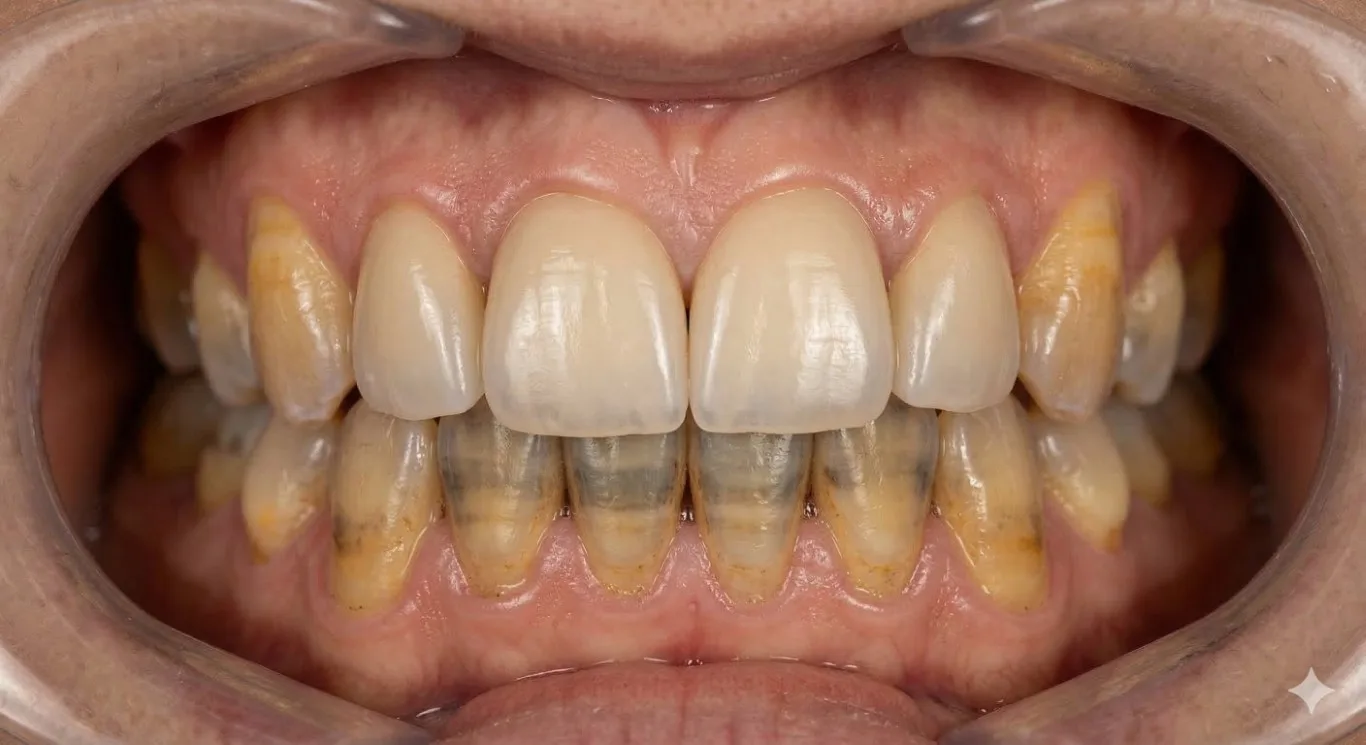 After Porcelain Veneers